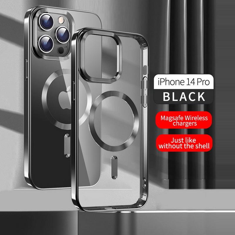 Тонкий прозрачный чехол с гальваническим покрытием, противоударный роскошный магнитный чехол из ТПУ для Magsafe, чехол для iPhone 15 Pro Max 14 13 12 11
Тонкий прозрачный чехол с гальваническим покрытием, противоударный роскошный магнитный чехол из ТПУ для Magsafe, чехол для iPhone 15 Pro Max 14 13 12 11