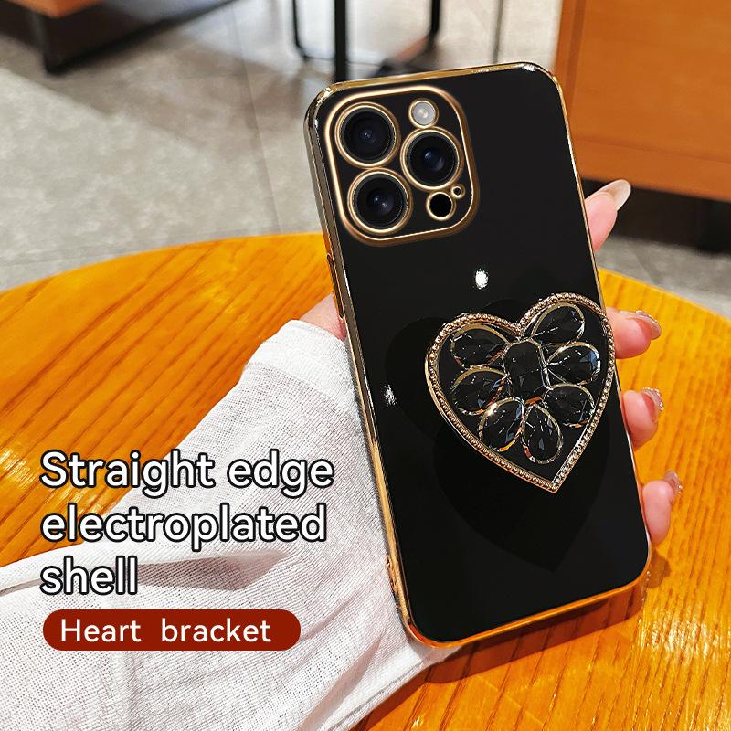 Подходит для iPhone16 Гальванизированный Амортизирующий Чехол для Мобильного Телефона с Подставкой в Виде Сердца Apple 15proMax Противоударный 14 Мягкий Чехол iPhone16 чёрный
Подходит для iPhone16 Гальванизированный Амортизирующий Чехол для Мобильного Телефона с Подставкой в Виде Сердца Apple 15proMax Противоударный 14 Мягкий Чехол iPhone16 чёрный