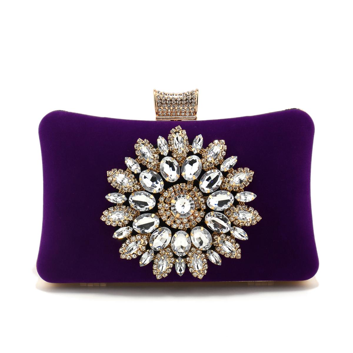 Black Color Women Evening Bags Velvet Party Handbags Flower Rhinestones Clutch Bags Arrival Event Banquet Flap Diamonds Pur
Black Color Women Evening Bags Velvet Party Handbags Flower Rhinestones Clutch Bags Arrival Event Banquet Flap Diamonds Pur