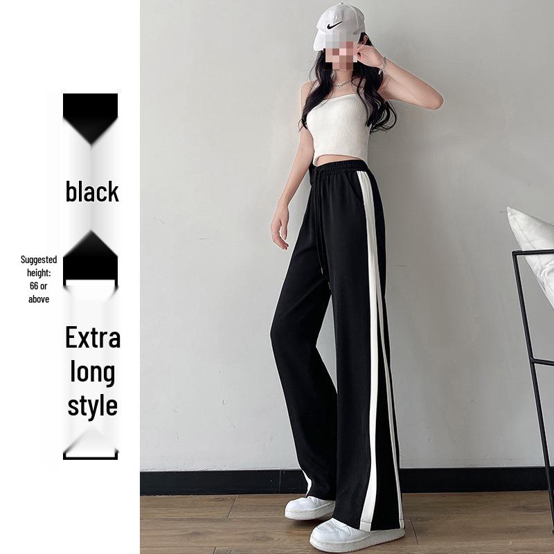 Women s Ice Silk Wide-Leg Sports Pants - Black, Thin, Straight, Loose, Casual Style for Spring, Summer, and Autumn XXL
Women s Ice Silk Wide-Leg Sports Pants - Black, Thin, Straight, Loose, Casual Style for Spring, Summer, and Autumn XXL