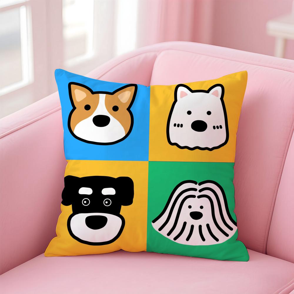 Cartoon Simple Cute Dog Cushion Cover Comfortable Reversible Pillow Cover Ideal for Car Sofa Bedroom & Beyond 12x12Inch
Cartoon Simple Cute Dog Cushion Cover Comfortable Reversible Pillow Cover Ideal for Car Sofa Bedroom & Beyond 12x12Inch