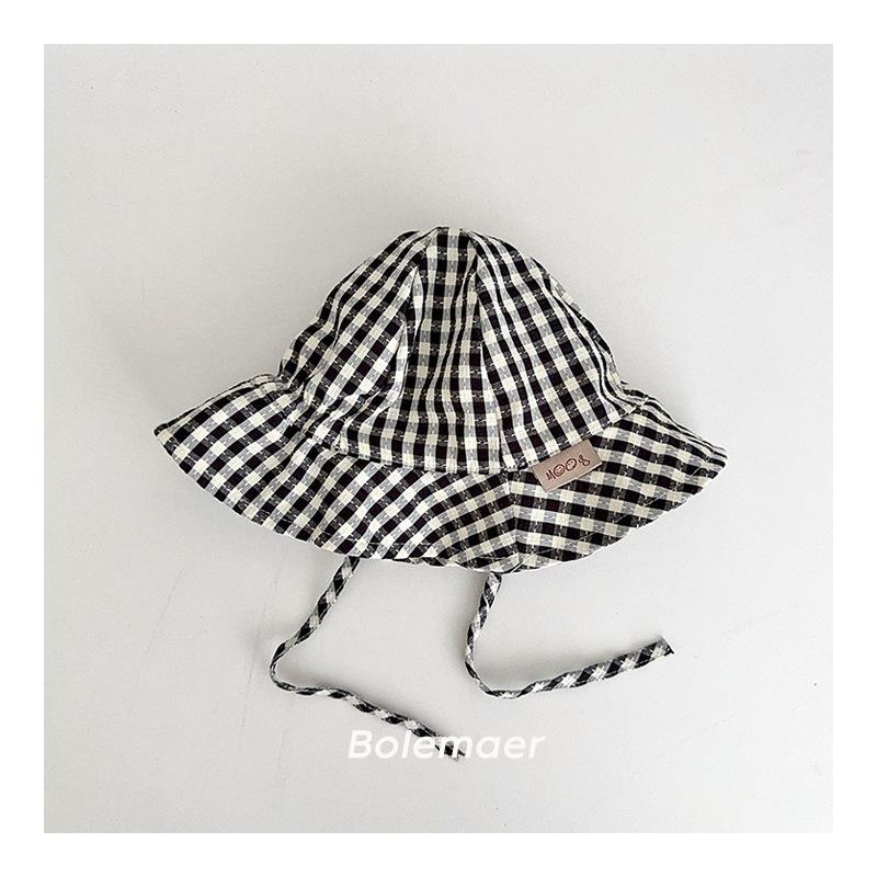Wide Brim Summer Sun Hat For Baby Plaid Print Fisherman s Hat Children Cotton Bucket Cap For Boys Baby Girls Sunhat Kids Bonnet 46-48cm
Wide Brim Summer Sun Hat For Baby Plaid Print Fisherman s Hat Children Cotton Bucket Cap For Boys Baby Girls Sunhat Kids Bonnet 46-48cm