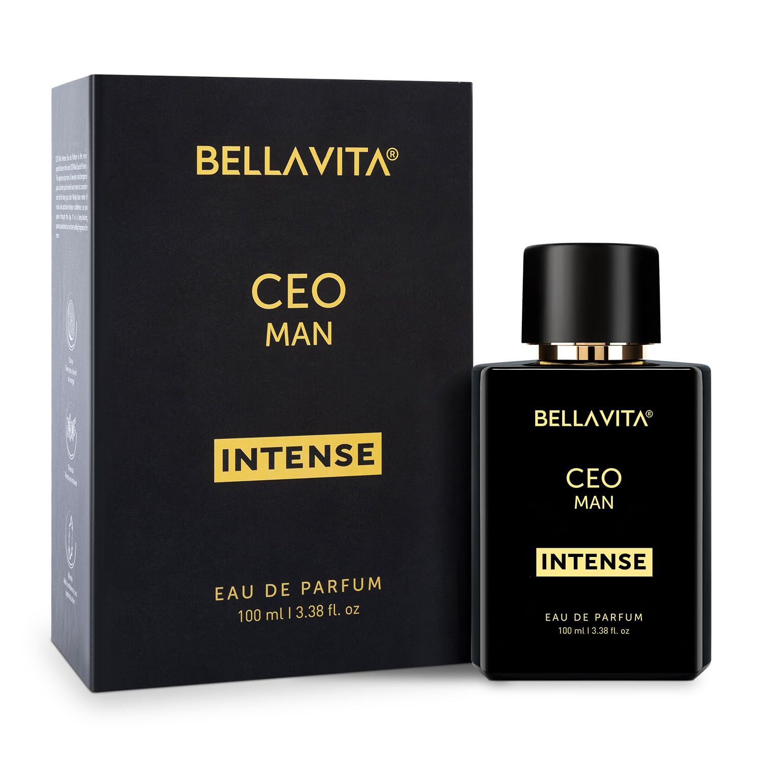 Bella Vita Luxury CEO Men Intense Long Lasting Perfume for Man|Bergamot, Lavender & Orchid | Citrus, Woody and Musky Premium Fragrance Scent 100ML
Bella Vita Luxury CEO Men Intense Long Lasting Perfume for Man|Bergamot, Lavender & Orchid | Citrus, Woody and Musky Premium Fragrance Scent 100ML
