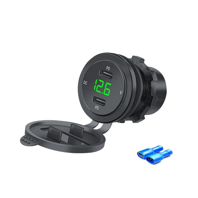 90 Вт USB C Автомобільний зарядний пристрій Dual 45 Вт PD Type-C Розетка швидкої зарядки для 12 В/24 В Автомобіль Морський човен Седан RV ATV Мотоцикл зелений
90 Вт USB C Автомобільний зарядний пристрій Dual 45 Вт PD Type-C Розетка швидкої зарядки для 12 В/24 В Автомобіль Морський човен Седан RV ATV Мотоцикл зелений
