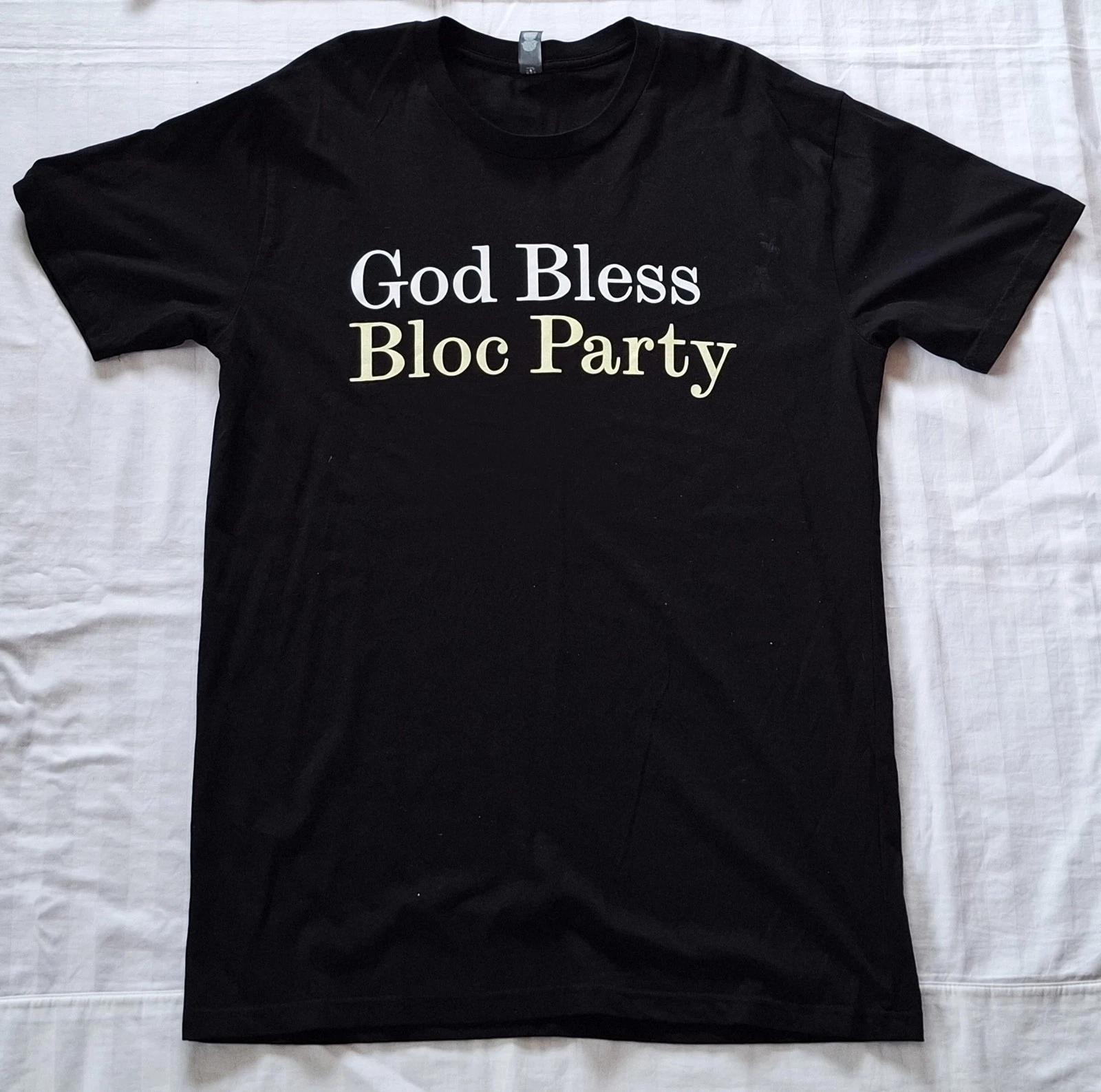 Bloc Party God Bless Black Cotton T Shirt Excellent Clean Condition Sze Large XL
Bloc Party God Bless Black Cotton T Shirt Excellent Clean Condition Sze Large XL