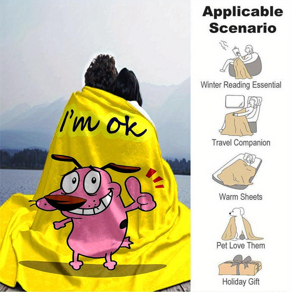 1pc Courage the Cowardly Dog Digital Printed Flannel Blanket, Super Soft Plush Fleece Bed Cover, Multipurpose Four Seasons Hypoallergenic Qu 150x180cm
1pc Courage the Cowardly Dog Digital Printed Flannel Blanket, Super Soft Plush Fleece Bed Cover, Multipurpose Four Seasons Hypoallergenic Qu 150x180cm
