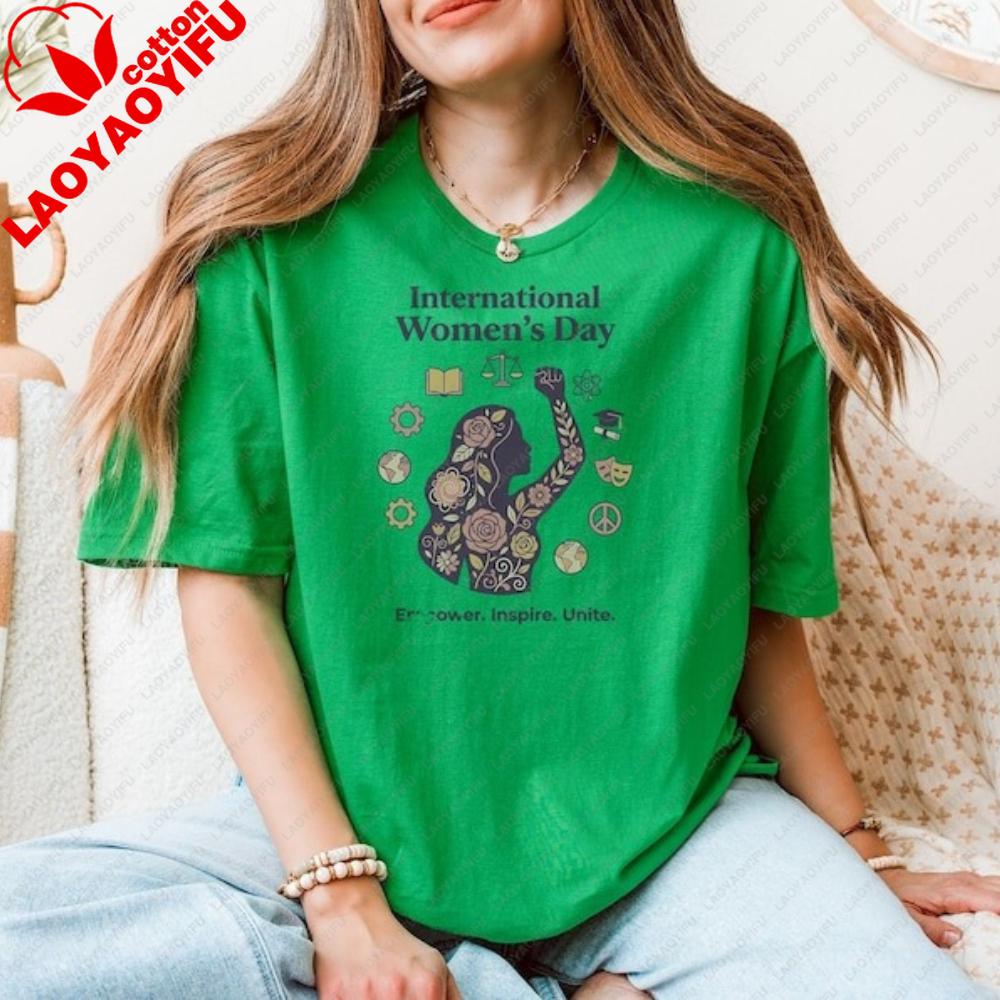 International Womens Day Shirt Feminist Art Women EmpowerUnisext Tee March 8 Gift for Her Shirt Women Fashion Casual Cotton Tops 4XL
International Womens Day Shirt Feminist Art Women EmpowerUnisext Tee March 8 Gift for Her Shirt Women Fashion Casual Cotton Tops 4XL