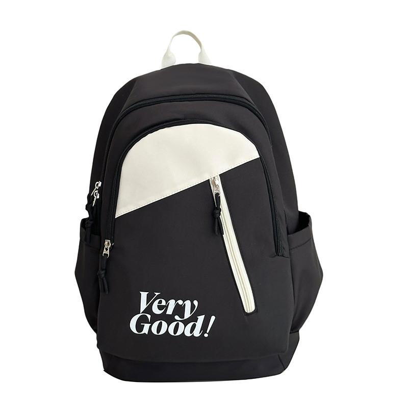Nylon Student Backpack For College Girls With Letter Print Design And Cushion Straps For School Use чорний
Nylon Student Backpack For College Girls With Letter Print Design And Cushion Straps For School Use чорний
