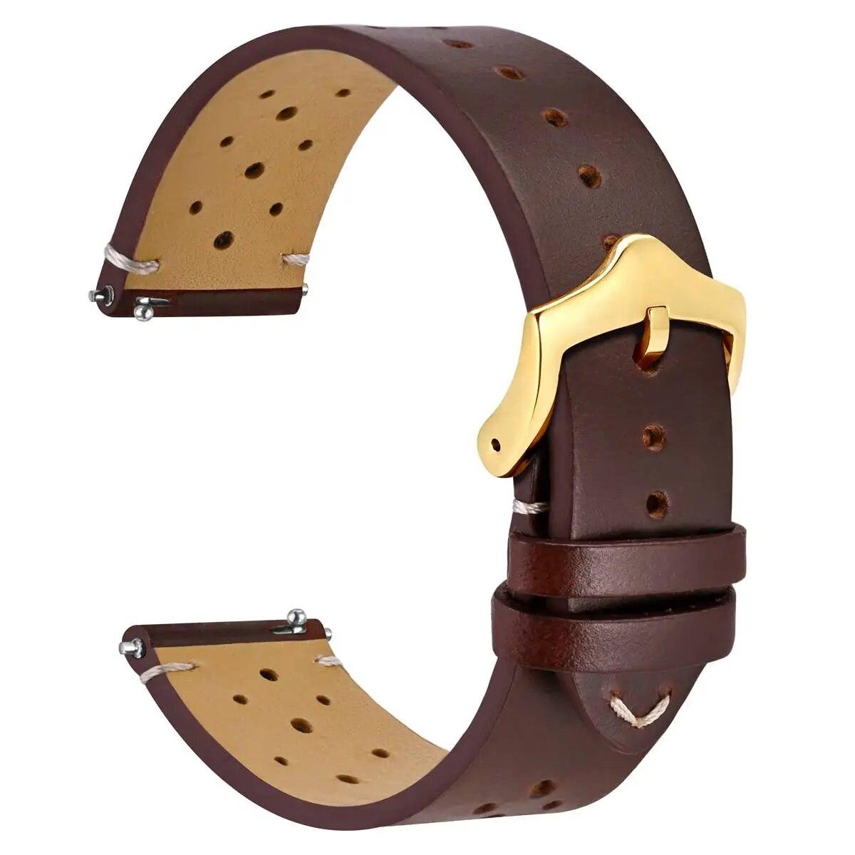 Ремінці WOCCI з натуральної шкіри, 18 мм, 20 мм, 22 мм, вінтажний ремінець, змінний, швидкороз’ємний, зелений, чорний, коричневий, синій, унісекс 22mm
Ремінці WOCCI з натуральної шкіри, 18 мм, 20 мм, 22 мм, вінтажний ремінець, змінний, швидкороз’ємний, зелений, чорний, коричневий, синій, унісекс 22mm