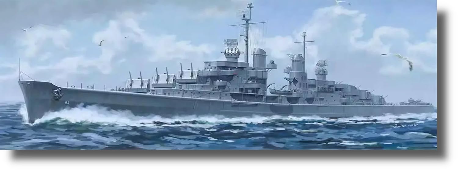 Vee Hobby Американський легкий крейсер USS Oakland 1945 Звичайна версія Пластикова модель VEEV57013 1/700 CL-95
Vee Hobby Американський легкий крейсер USS Oakland 1945 Звичайна версія Пластикова модель VEEV57013 1/700 CL-95