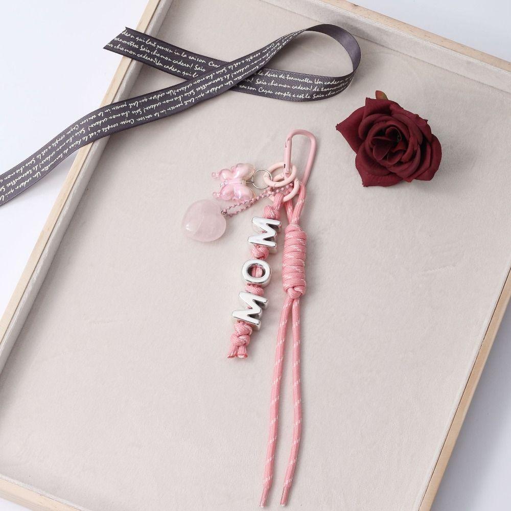 Color Blocking Braided Rope Car Keyrings Heart English Letter Keychain Home Decor рожевий
Color Blocking Braided Rope Car Keyrings Heart English Letter Keychain Home Decor рожевий