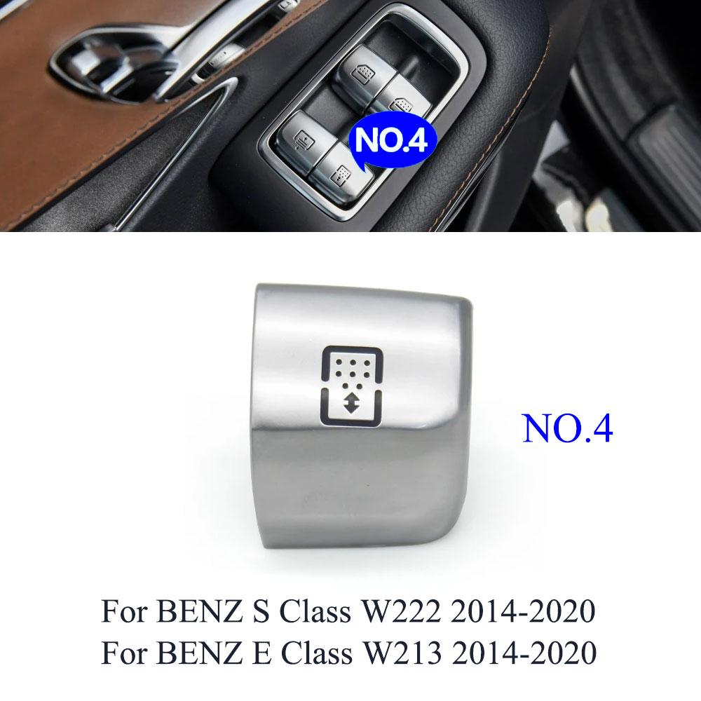 Car Rear Window Lift Button Control Switch Caps Cover Replacement For Mercedes Benz S E Class W222 W213 S320 S350 S450 S500 S560 NO.4
Car Rear Window Lift Button Control Switch Caps Cover Replacement For Mercedes Benz S E Class W222 W213 S320 S350 S450 S500 S560 NO.4