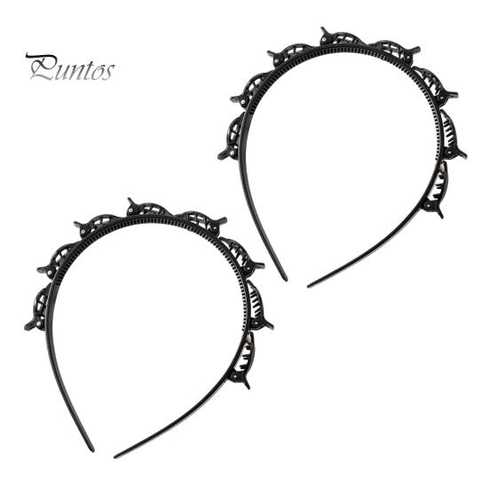 2 шт. Женская повязка на голову с зажимами, двухслойный дизайн, противоскользящая повязка для волос, плетеные обручи для волос, аксессуары для волос 2pcs чёрный
2 шт. Женская повязка на голову с зажимами, двухслойный дизайн, противоскользящая повязка для волос, плетеные обручи для волос, аксессуары для волос 2pcs чёрный