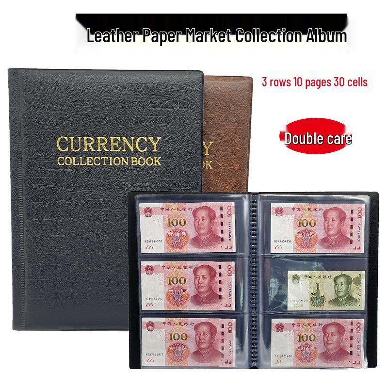 International Banknote & Coin Collection Protection Album Brown (10 pages/30 slots)
International Banknote & Coin Collection Protection Album Brown (10 pages/30 slots)