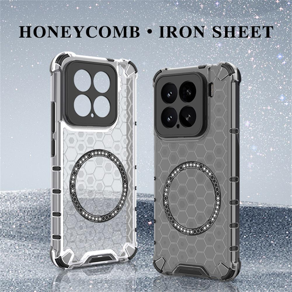 For Xiaomi 15 Pro Case Compatible with MagSafe Honeycomb Design TPU+PC Phone Cover Grey
For Xiaomi 15 Pro Case Compatible with MagSafe Honeycomb Design TPU+PC Phone Cover Grey
