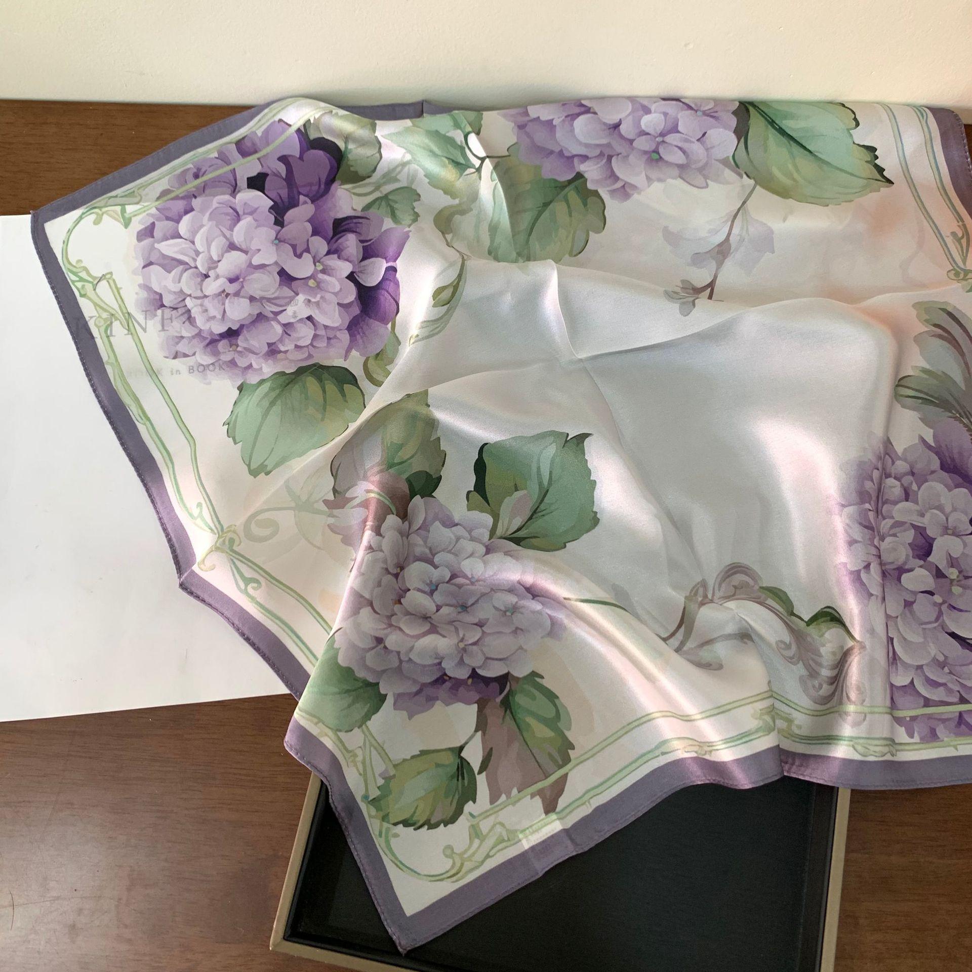 Hangzhou Silk Spring Blue Flower 100% Mulberry Silk Silk Scarf Women S Scarf Small Square Scarf Scarf 53-53
Hangzhou Silk Spring Blue Flower 100% Mulberry Silk Silk Scarf Women S Scarf Small Square Scarf Scarf 53-53