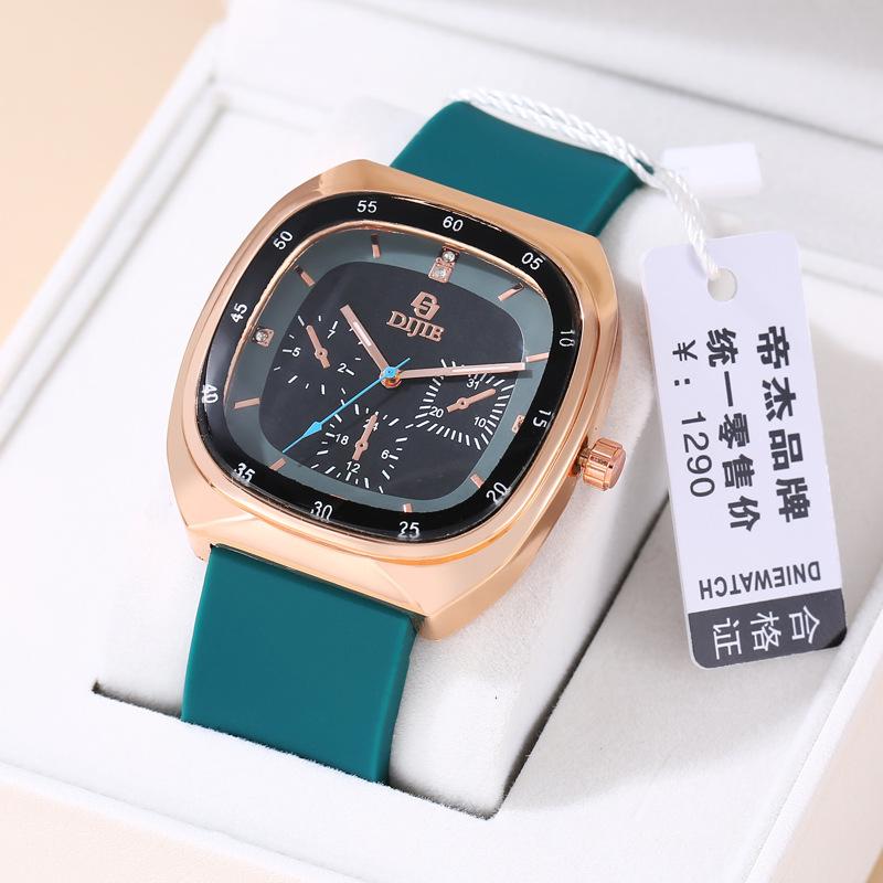 Watch Women S Watch Student Waterproof High-End Niche Light Luxury Casual Simple Square Style Silicone Strap небесно-голубой
Watch Women S Watch Student Waterproof High-End Niche Light Luxury Casual Simple Square Style Silicone Strap небесно-голубой