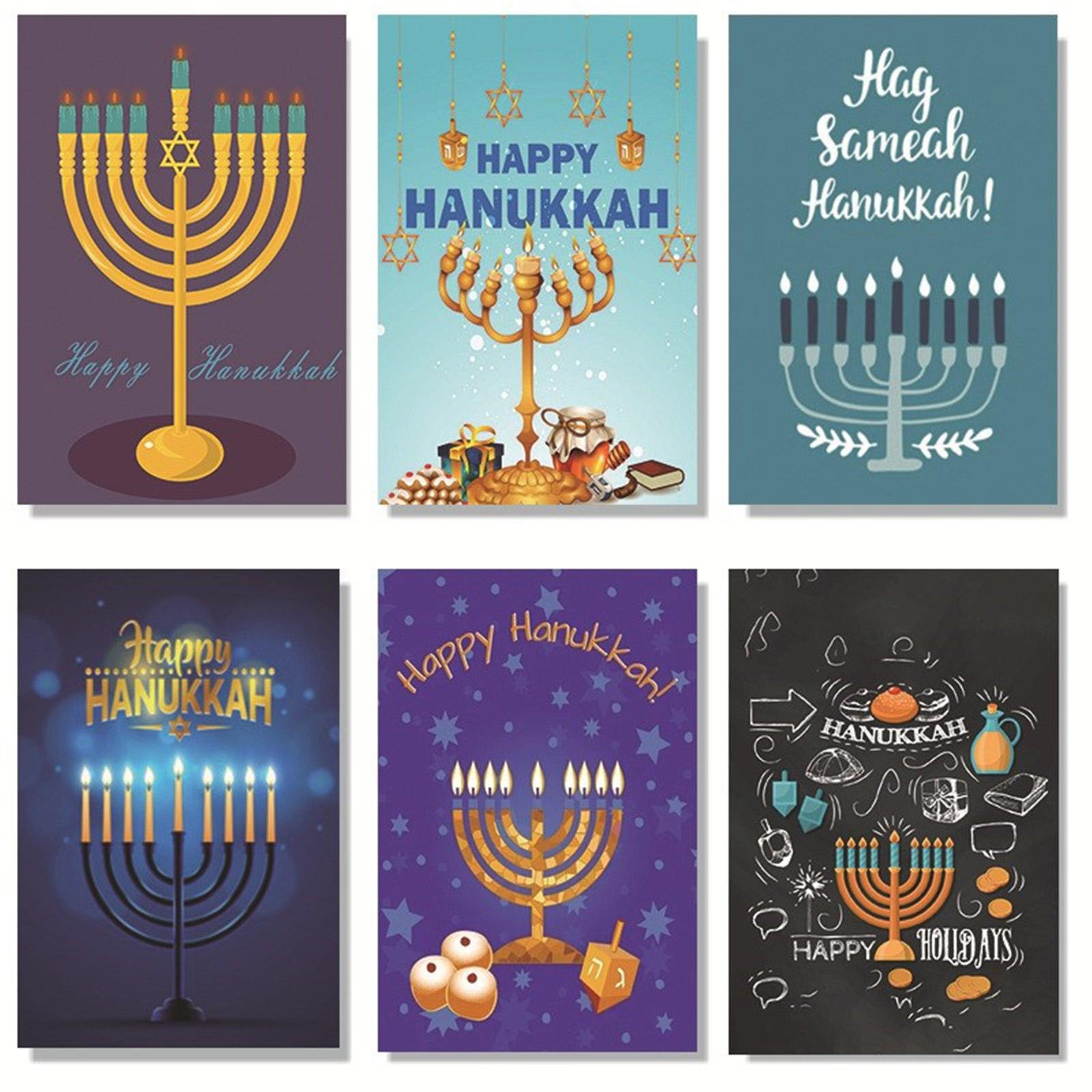 30 шт. Свеча Менора Ханука Поздравительная открытка с конвертом Религиозный праздник Юмор Еврейские Ханукальные приглашения Открытка
30 шт. Свеча Менора Ханука Поздравительная открытка с конвертом Религиозный праздник Юмор Еврейские Ханукальные приглашения Открытка