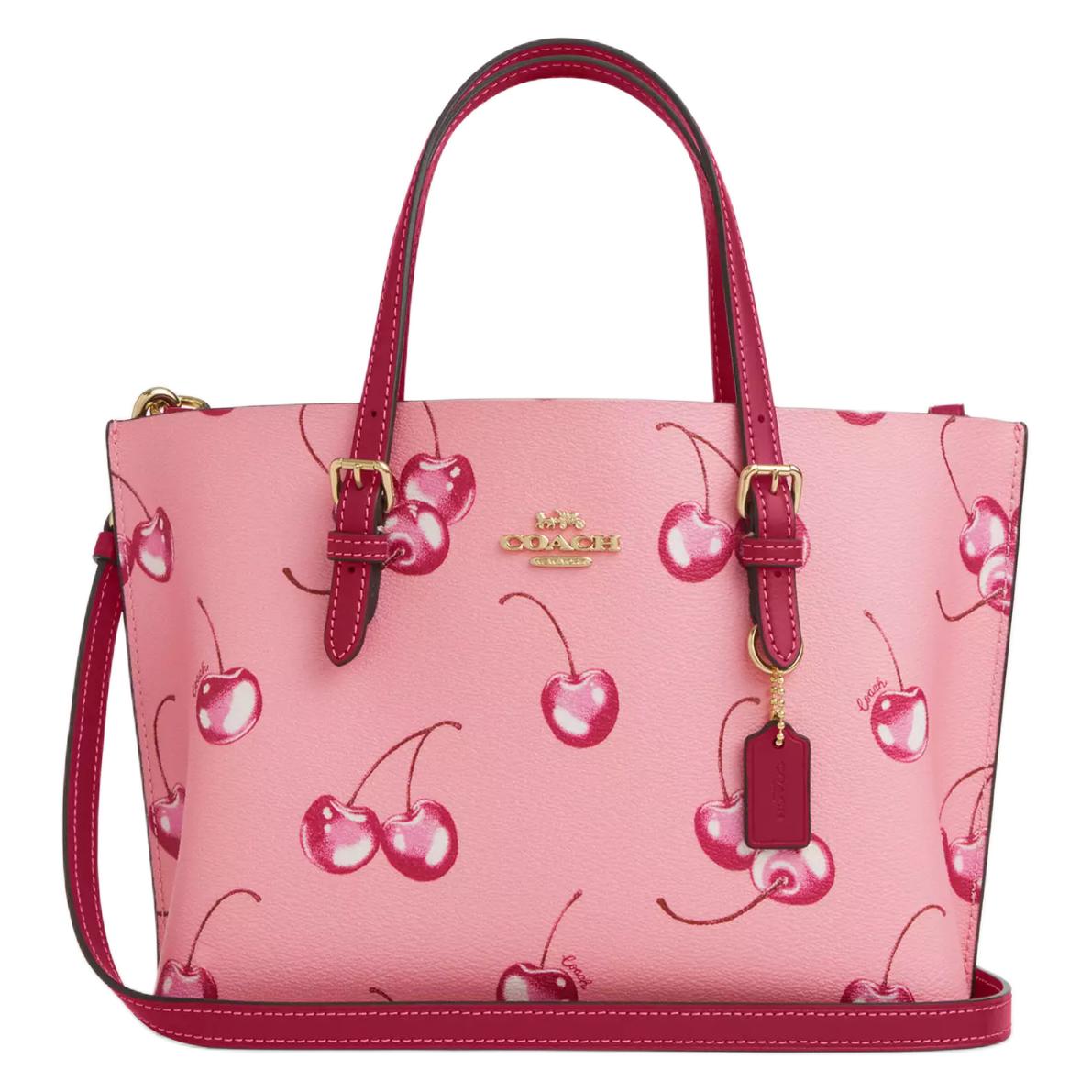 Coach Mollie Metallic Logo Cherry Print Coated Canvas And Smooth Leather Tote Bag Women Tote Bag Light-Pink Bright-Purple CR293-IMWQ1 Basic Set (Bag+Dust Bag)
Coach Mollie Metallic Logo Cherry Print Coated Canvas And Smooth Leather Tote Bag Women Tote Bag Light-Pink Bright-Purple CR293-IMWQ1 Basic Set (Bag+Dust Bag)