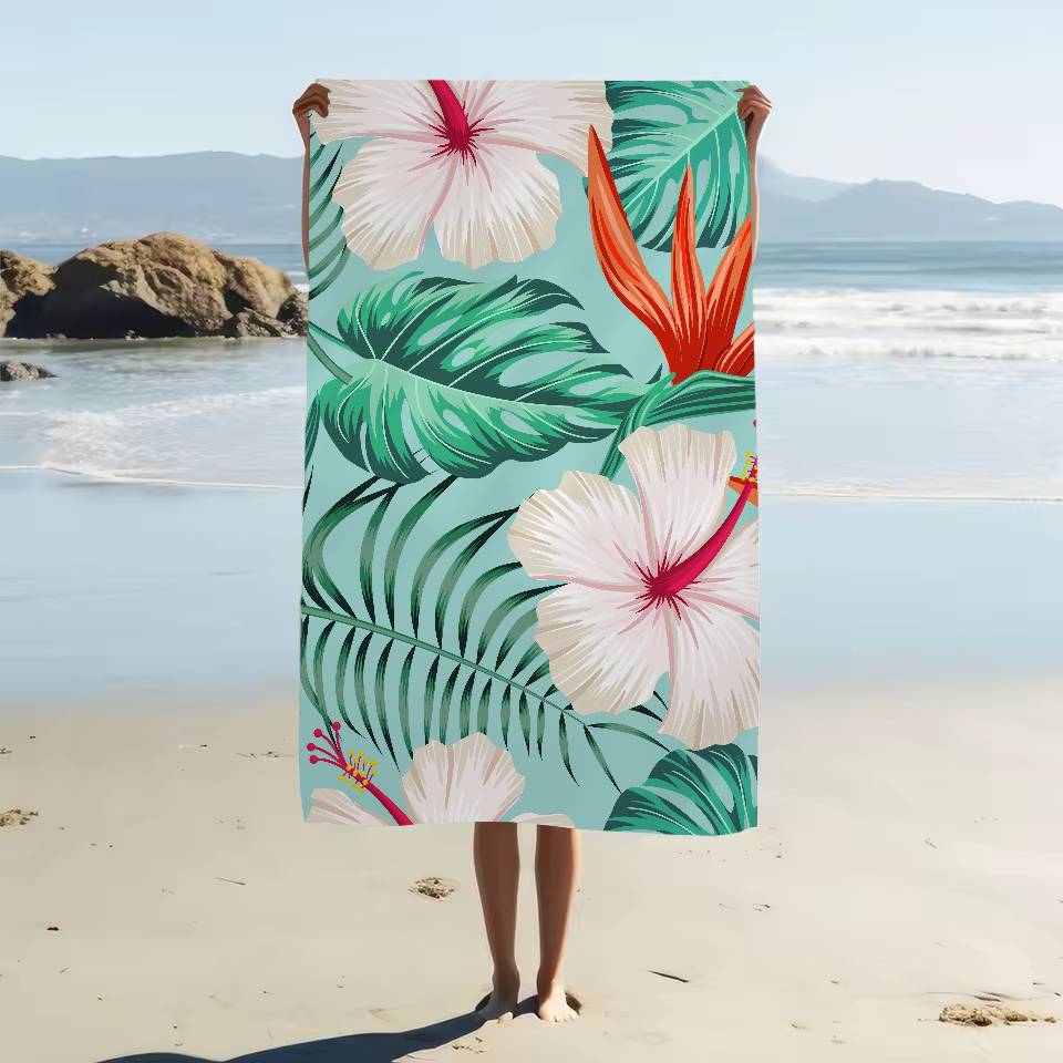 Tropical Plant Pattern Beach Towel Cartoon Cute Summer Kids Large Bath Pool Beach Towel Microfiber Absorbent For Swimming Travel W30*H60(CM)
Tropical Plant Pattern Beach Towel Cartoon Cute Summer Kids Large Bath Pool Beach Towel Microfiber Absorbent For Swimming Travel W30*H60(CM)
