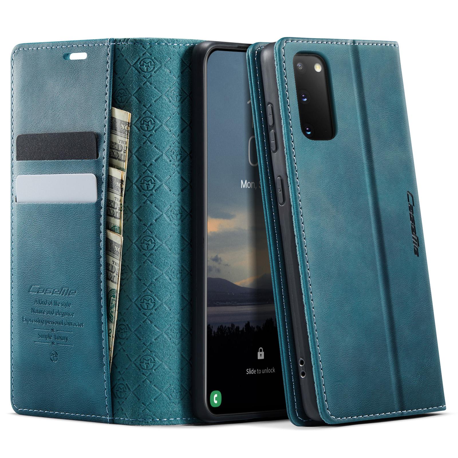For Samsung Galaxy S20 5G/Galaxy S20 4G Case CASEME 033 Series RFID Blocking Wallet Stand Calf Texture Leather Phone Cover Green
For Samsung Galaxy S20 5G/Galaxy S20 4G Case CASEME 033 Series RFID Blocking Wallet Stand Calf Texture Leather Phone Cover Green