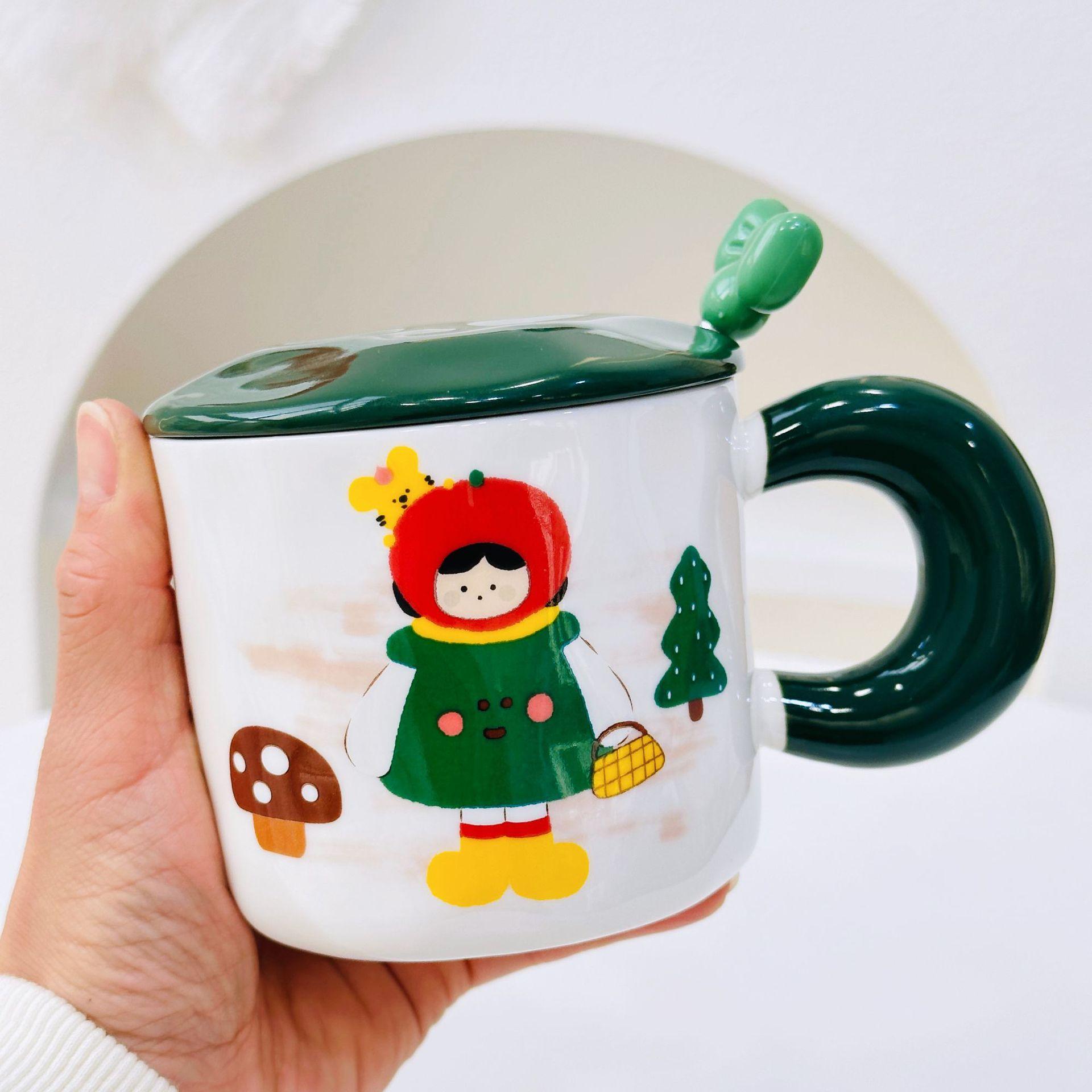 Small Gift Cartoon Straw Cup with Lid Ceramic Cup for Girls Couple Water Cup High Value Mug Household Set 380ML
Small Gift Cartoon Straw Cup with Lid Ceramic Cup for Girls Couple Water Cup High Value Mug Household Set 380ML