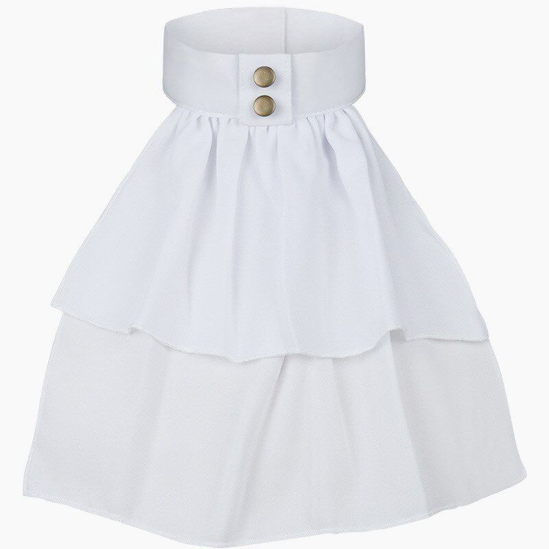 French Style Retro Shirt Cloth Embroider Doll Collar Medieval Men s Clothing Lace White Fake Collar Bow Tie. Copper Buckle Fake Collar One size fits all
French Style Retro Shirt Cloth Embroider Doll Collar Medieval Men s Clothing Lace White Fake Collar Bow Tie. Copper Buckle Fake Collar One size fits all