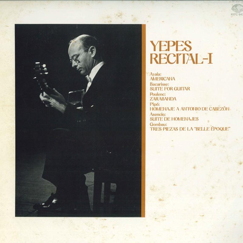 LP Record NARCISO YEPES - Yepes Masterpieces 1 K17C9431 SEVEN SEAS Japan Classical Used
LP Record NARCISO YEPES - Yepes Masterpieces 1 K17C9431 SEVEN SEAS Japan Classical Used