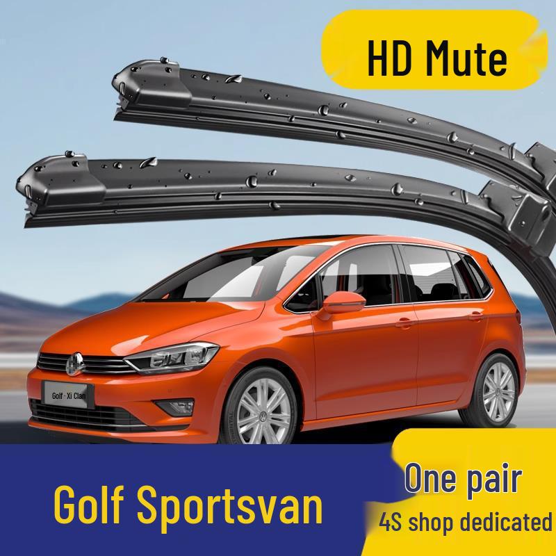 Volkswagen Golf Sportsvan Frameless HD Silent Wipers (2016-2018 Models) - Front & Rear with Rubber Strips Golf Jetta 2016-2020 Set (Front Wipers)
Volkswagen Golf Sportsvan Frameless HD Silent Wipers (2016-2018 Models) - Front & Rear with Rubber Strips Golf Jetta 2016-2020 Set (Front Wipers)