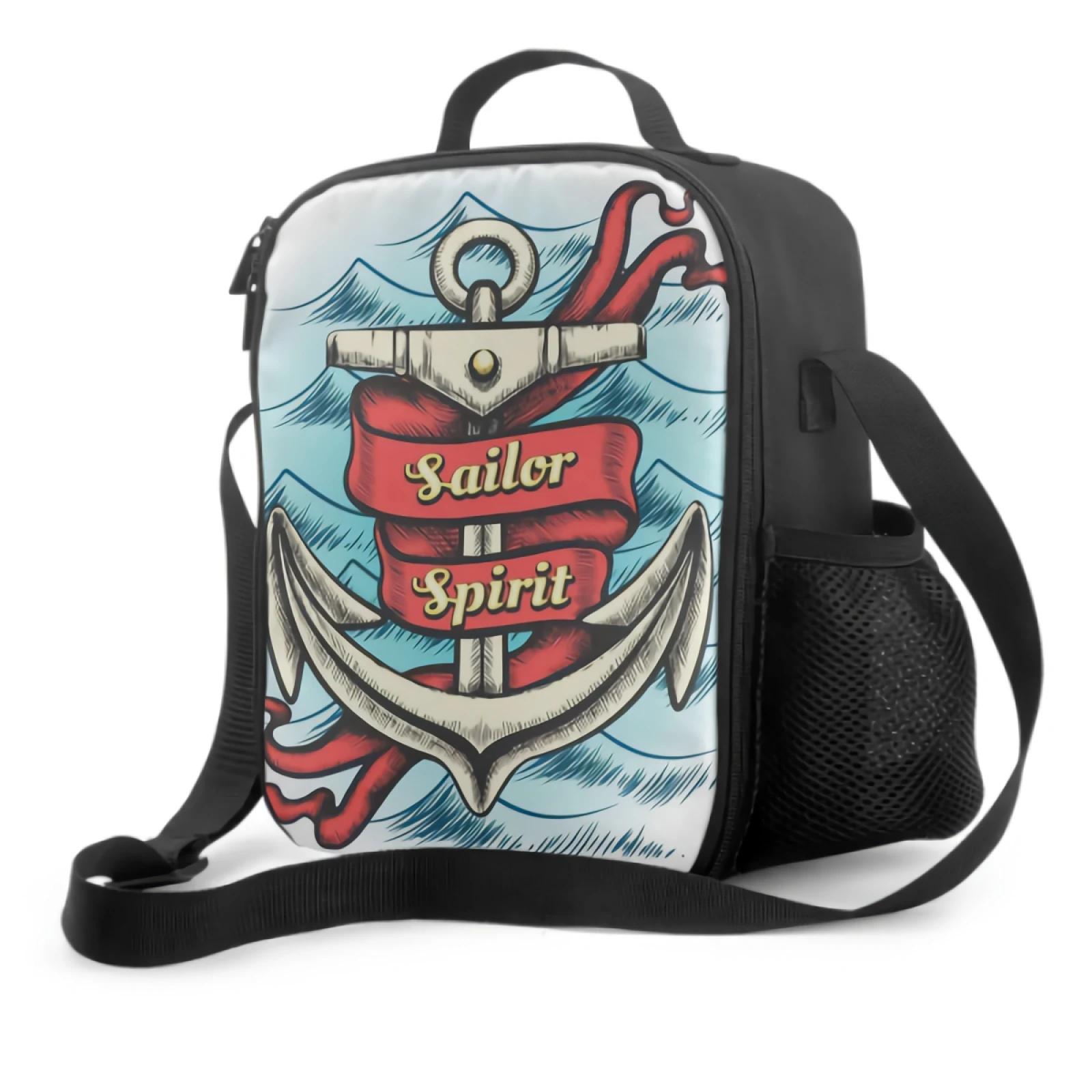 Old Vintage Anchor And Ribbon Insulated Thermal Lunch Bags for Kids Boys Girls Washable Tote Lunch Container for School Travel 26.5x20x11.5CM бежевий
Old Vintage Anchor And Ribbon Insulated Thermal Lunch Bags for Kids Boys Girls Washable Tote Lunch Container for School Travel 26.5x20x11.5CM бежевий