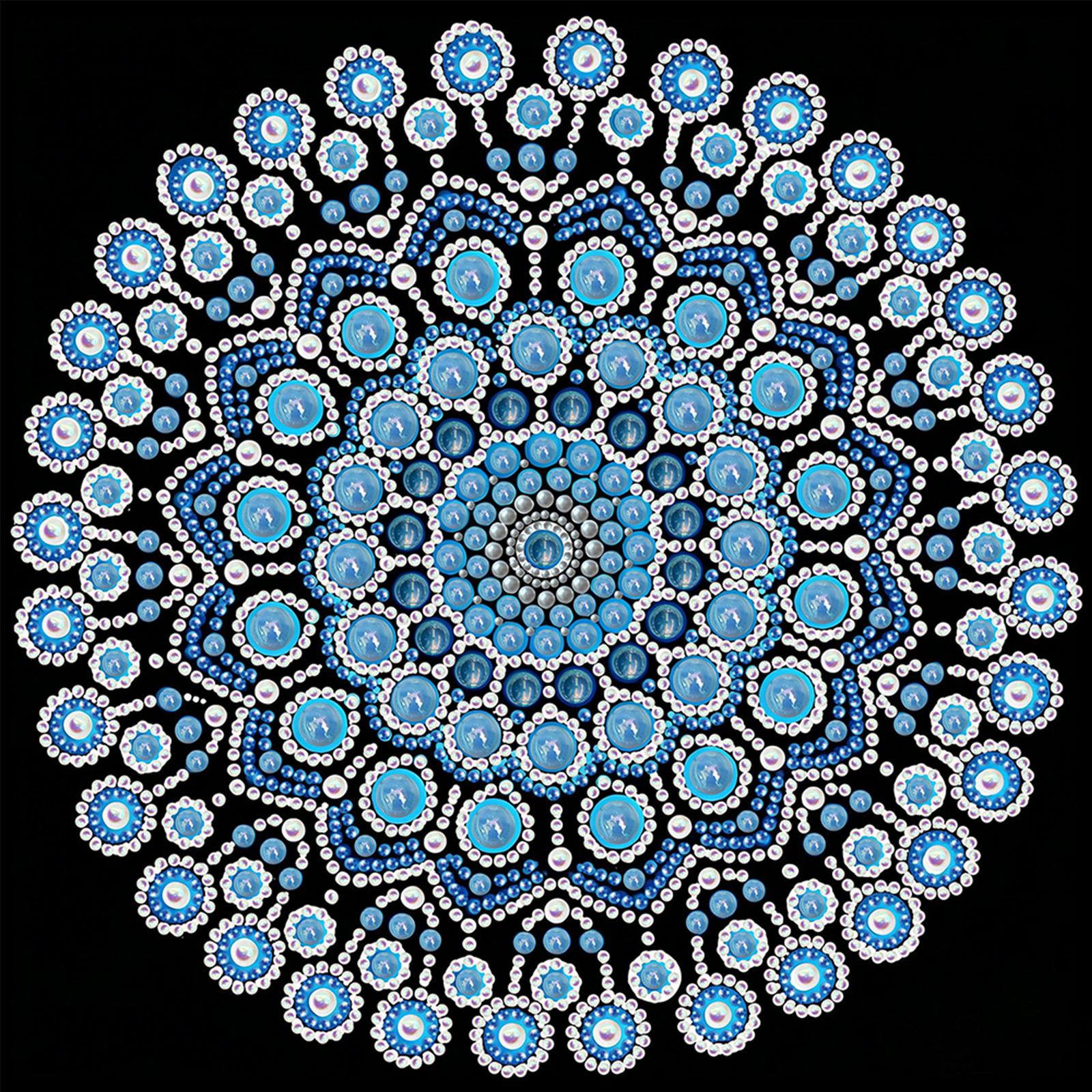 DIY Mandala Pearl Painting Kit 25x25cm Pearl Gem Paintings Picture Arts Craft Without Frame for Home Wall Decor синий
DIY Mandala Pearl Painting Kit 25x25cm Pearl Gem Paintings Picture Arts Craft Without Frame for Home Wall Decor синий
