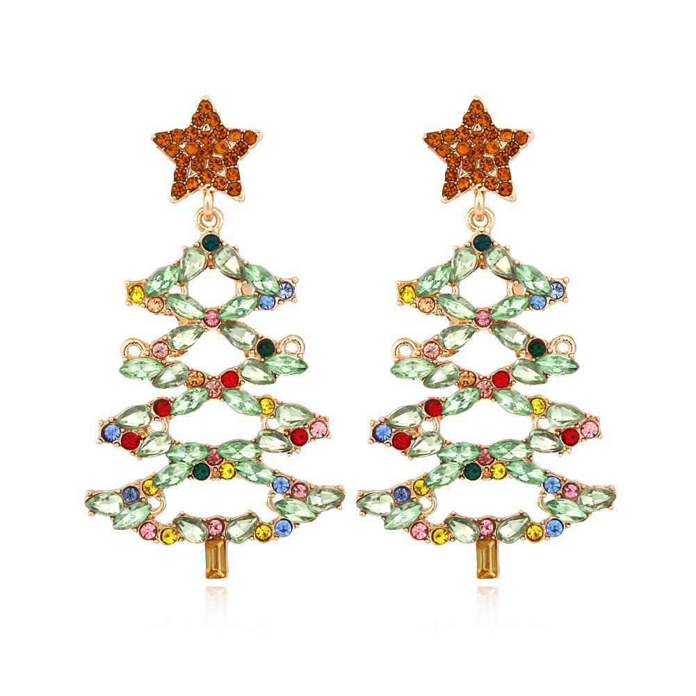 Fashion Simple High-end Christmas Tree Earrings Light Style Casual Temperament Versatile Earrin T3T9 A-One size
Fashion Simple High-end Christmas Tree Earrings Light Style Casual Temperament Versatile Earrin T3T9 A-One size