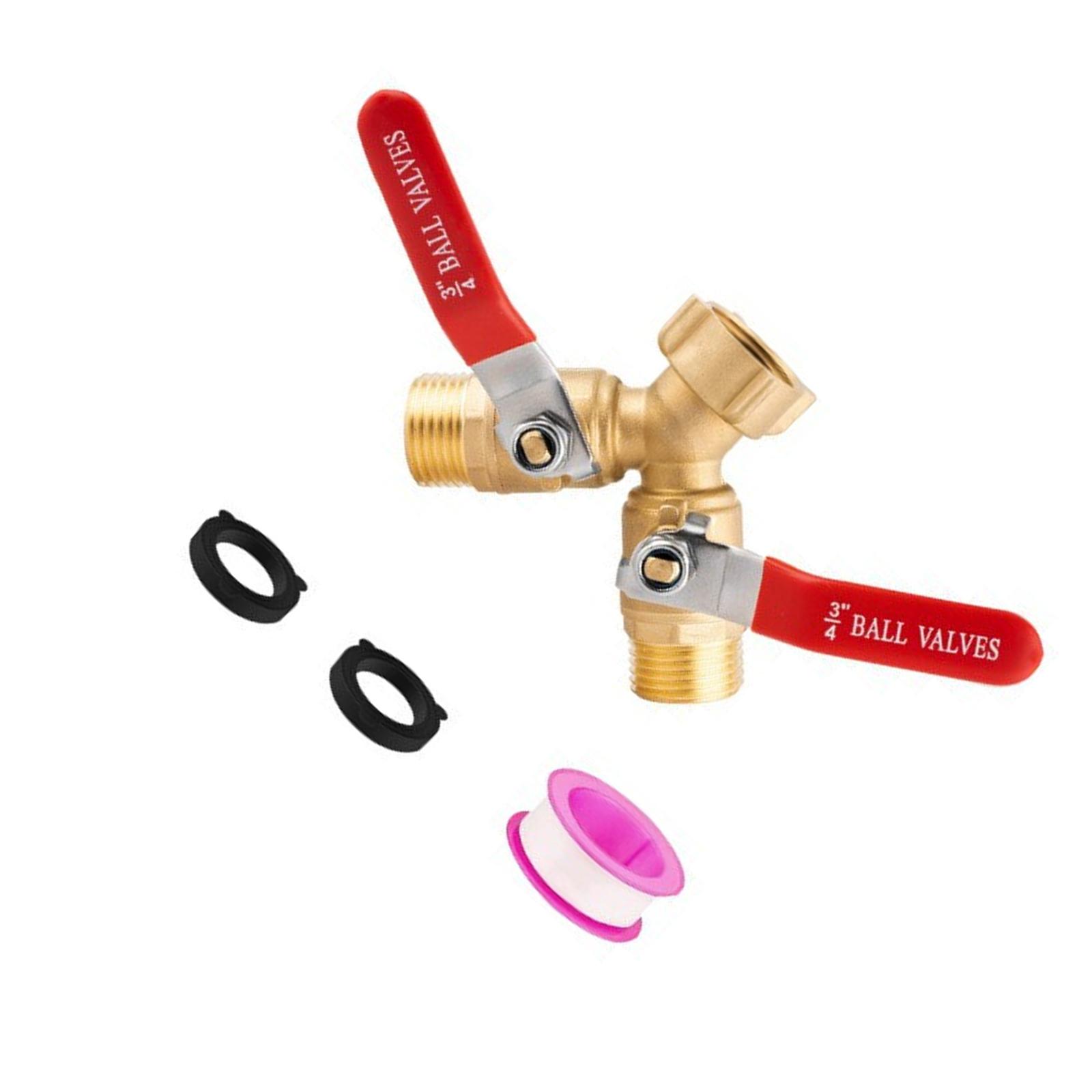 Heavy Duty Brass Y Valves Splitter 3/4 Inch Garden Hose Connector Offering Leak Proof Performances & Simple Control
Heavy Duty Brass Y Valves Splitter 3/4 Inch Garden Hose Connector Offering Leak Proof Performances & Simple Control