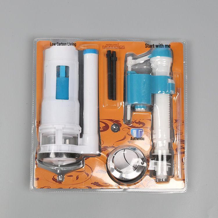 Complete Toilet Tank Kit: Silent Inlet and Drain Valve Set for New and Old Styles
Complete Toilet Tank Kit: Silent Inlet and Drain Valve Set for New and Old Styles