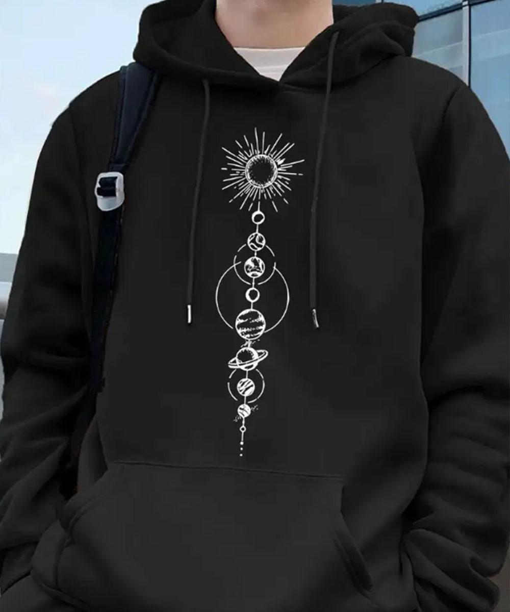 Men s Starry Sky and Planet Pattern Hoodie - Black with White Pattern, Loose Casual Hoodie, Comfortable Sports Style Clothing fo XL
Men s Starry Sky and Planet Pattern Hoodie - Black with White Pattern, Loose Casual Hoodie, Comfortable Sports Style Clothing fo XL