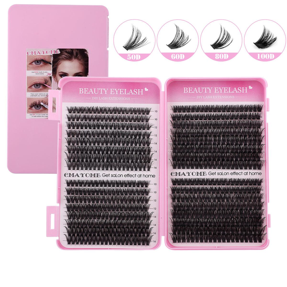 False Eyelash Extension Set Single Cluster 590 Clusters 30 + 40 + 50 + 60 + 80 + 100D Eyelashes
False Eyelash Extension Set Single Cluster 590 Clusters 30 + 40 + 50 + 60 + 80 + 100D Eyelashes