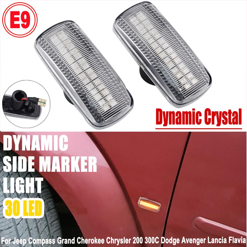 Amber LED Dynamic Turn Signal Side Marker Sequtntial Light For Jeep Compass MK49 Grand Cherokee Liberty KK Patriot Commander XK Dynamic Crystal
Amber LED Dynamic Turn Signal Side Marker Sequtntial Light For Jeep Compass MK49 Grand Cherokee Liberty KK Patriot Commander XK Dynamic Crystal