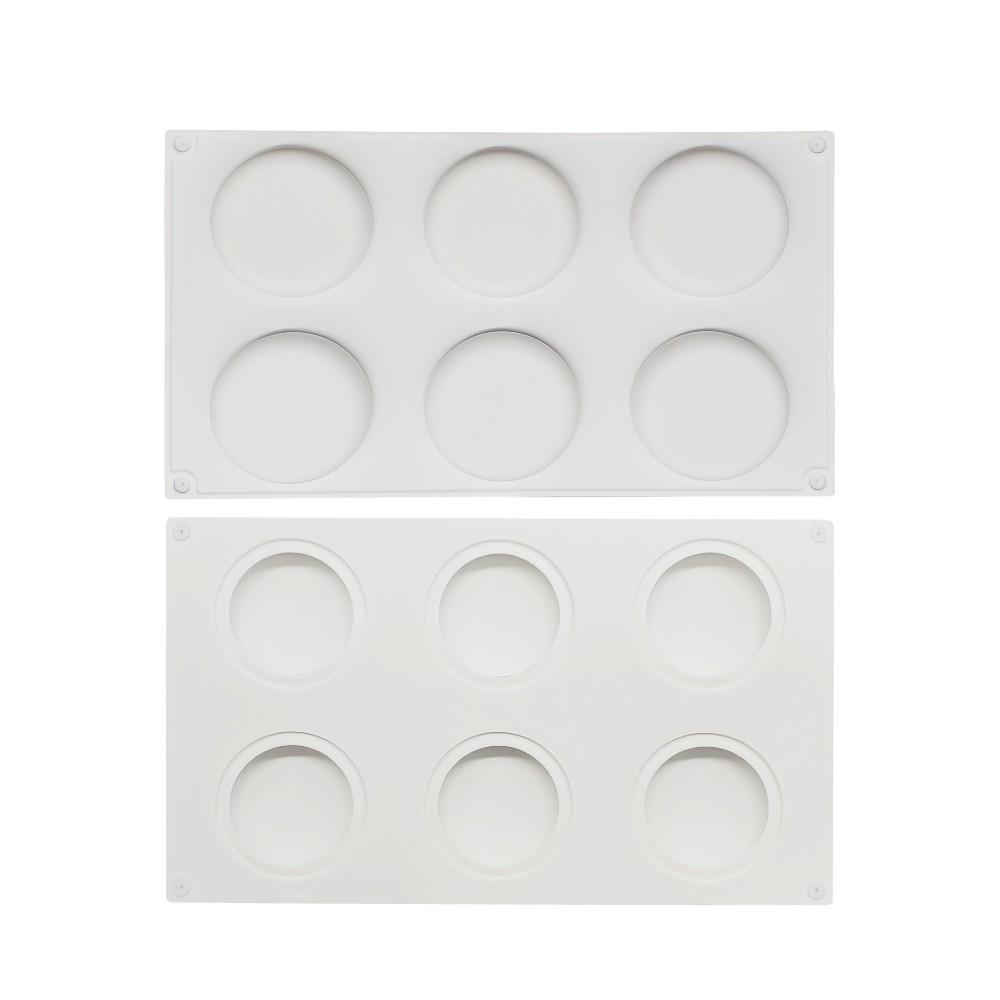 6 плоских круглых форм для мусса, силиконовая форма для шоколада, круглая форма для выпечки западных кондитерских изделий, форма для выпечки кольца в форме башни белый
6 плоских круглых форм для мусса, силиконовая форма для шоколада, круглая форма для выпечки западных кондитерских изделий, форма для выпечки кольца в форме башни белый