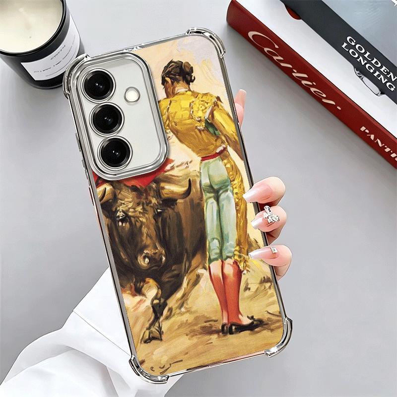 Bullfight Bull Fighter Matador Plating Phone Case For Samsung A17 A07 A37 A57 A16 A56 A15 A55 A14 A54 A13 A53 A26 A36 A25 A35 A2 Samsung A17
Bullfight Bull Fighter Matador Plating Phone Case For Samsung A17 A07 A37 A57 A16 A56 A15 A55 A14 A54 A13 A53 A26 A36 A25 A35 A2 Samsung A17