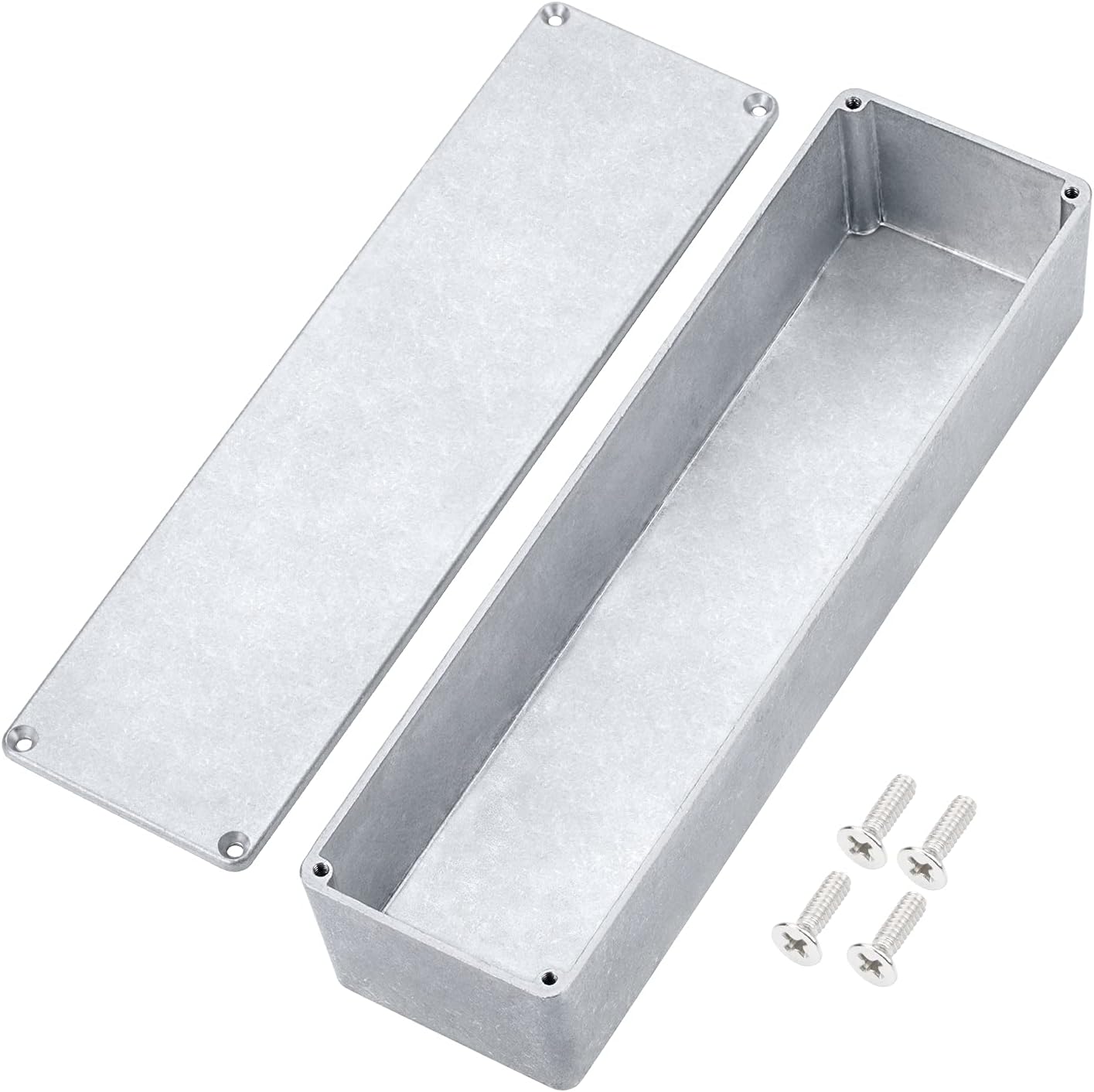 Miwayer 1032L Aluminum Guitar Pedal Enclosure Kit - Diecast/CNC 254x71x52.5mm w/Stainless Screws
Miwayer 1032L Aluminum Guitar Pedal Enclosure Kit - Diecast/CNC 254x71x52.5mm w/Stainless Screws