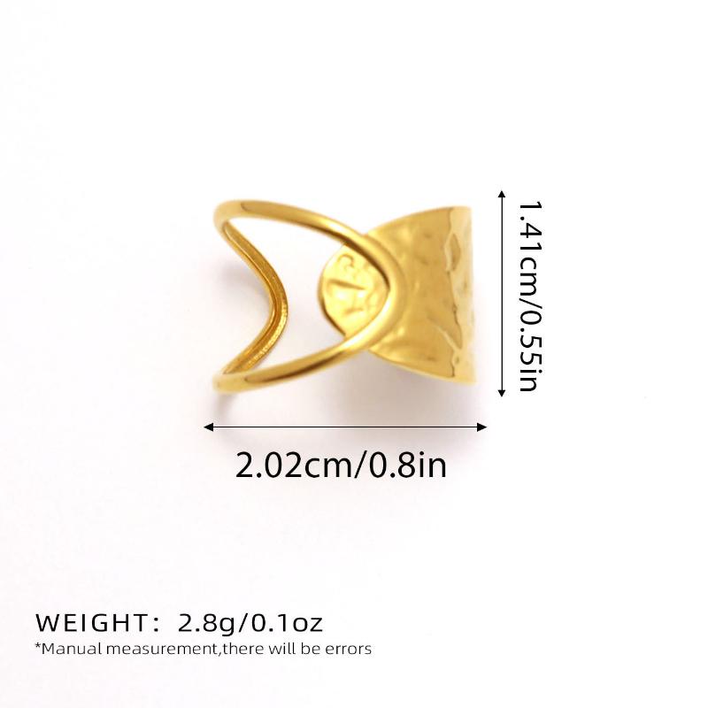 Stainless Steel Women Rings Geometric Aesthetic Adjustable Open Finger Ring Fashion Party Zircon Gifts Wholesale
Stainless Steel Women Rings Geometric Aesthetic Adjustable Open Finger Ring Fashion Party Zircon Gifts Wholesale
