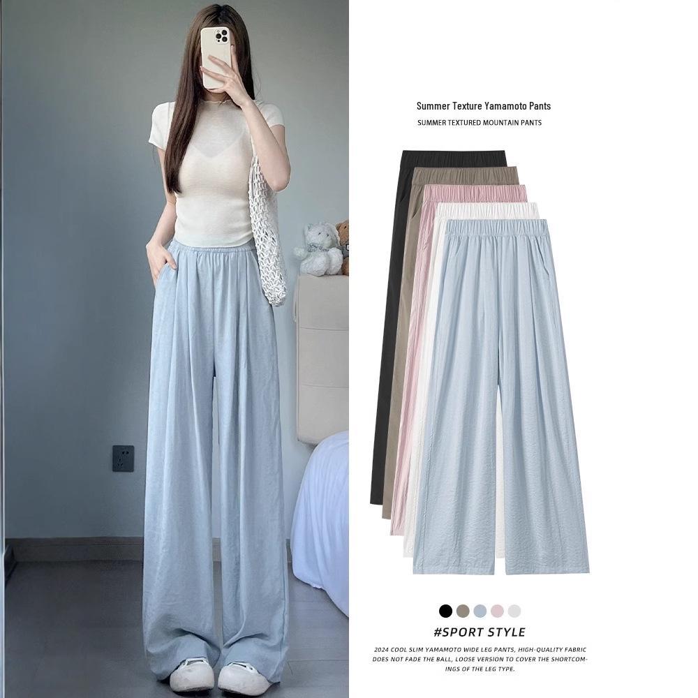 Yamamoto Blue High-Waisted Slimming Straight-Leg Textured Wide-Leg Pants 2025 L (105-125 lbs)
Yamamoto Blue High-Waisted Slimming Straight-Leg Textured Wide-Leg Pants 2025 L (105-125 lbs)