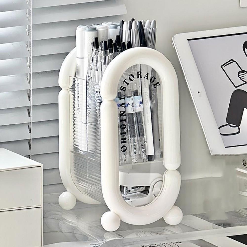 Multi-function Pen Storage Box Large Capacity Stationery Organizer Pen Holder Tabletop Storage білий
Multi-function Pen Storage Box Large Capacity Stationery Organizer Pen Holder Tabletop Storage білий