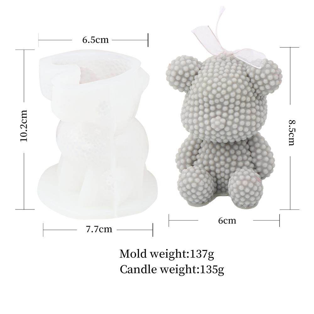 3D Bubble Pearl Rabbit Silicone Candle Mold Making DIY Animal Bunny Diamond Bear Plaster Resin Easter Home Decor
3D Bubble Pearl Rabbit Silicone Candle Mold Making DIY Animal Bunny Diamond Bear Plaster Resin Easter Home Decor