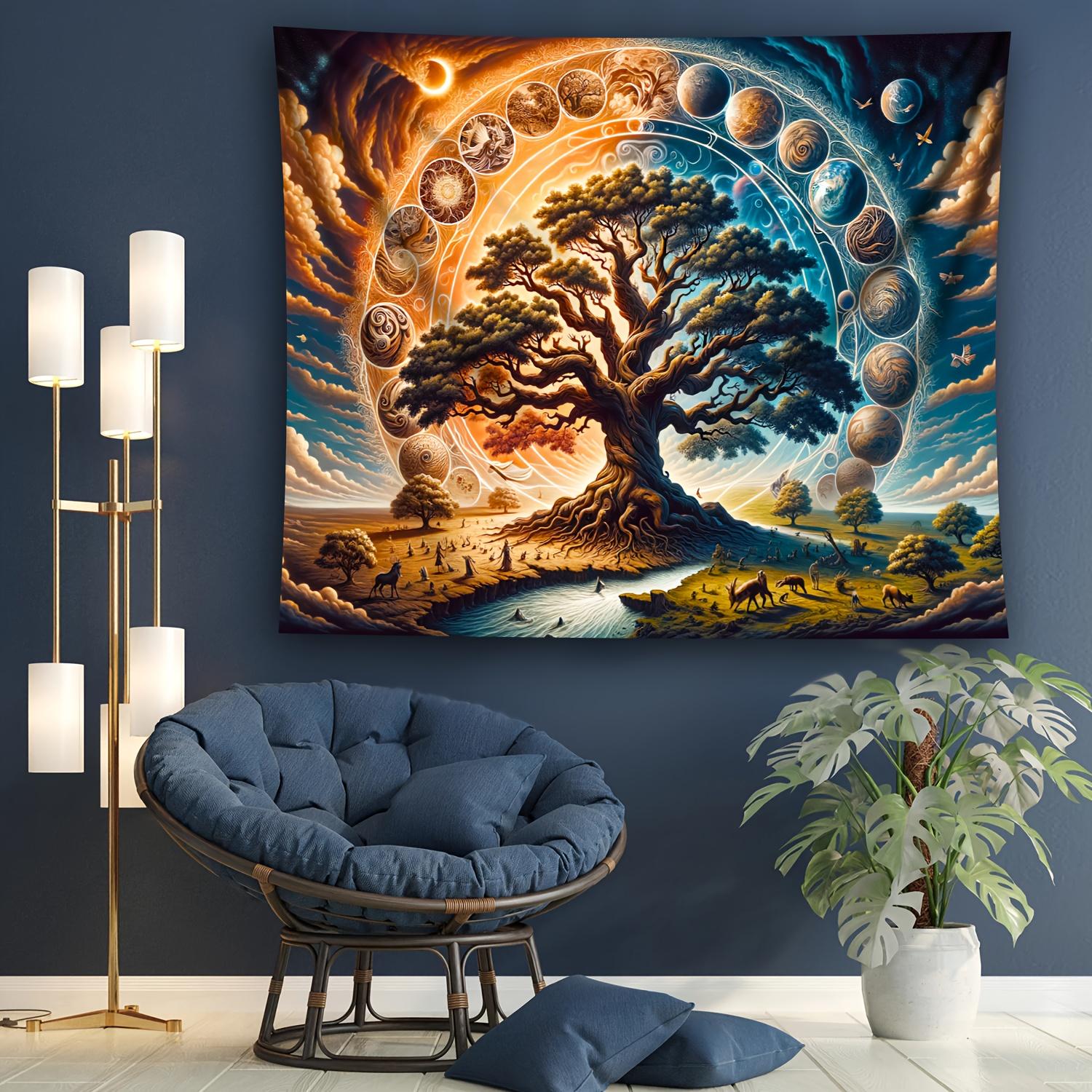 VIKAMA Cosmic Tree of Life Tapestry Artistic Home Tapestry Suitable for Living Rooms and Bedrooms Home Furnishings 74x94cm(29x37in)
VIKAMA Cosmic Tree of Life Tapestry Artistic Home Tapestry Suitable for Living Rooms and Bedrooms Home Furnishings 74x94cm(29x37in)