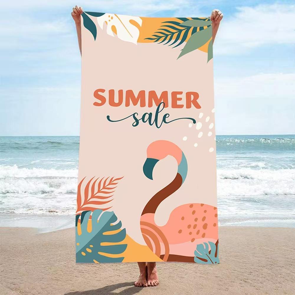 Hello Summer Print Beach Towel Polyester Quick Dry Sand Free Large Bath Towels for Summer Pool Swim Vacation Travel Blanket W30*H60(CM)
Hello Summer Print Beach Towel Polyester Quick Dry Sand Free Large Bath Towels for Summer Pool Swim Vacation Travel Blanket W30*H60(CM)