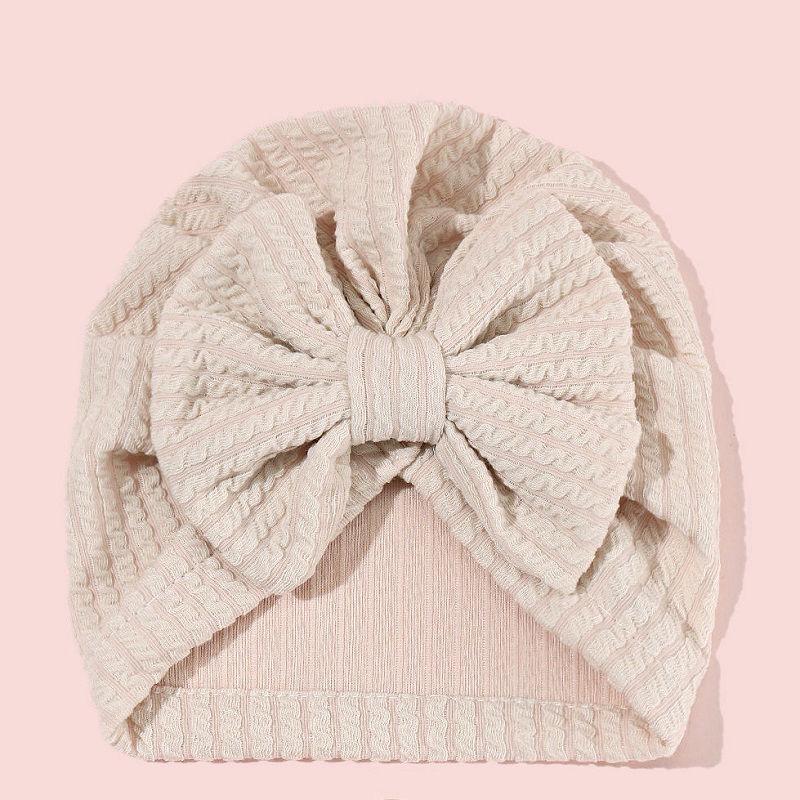 European Style Baby Bow Knot Jacquard Headscarf Hat for Infants and Toddlers One Size
European Style Baby Bow Knot Jacquard Headscarf Hat for Infants and Toddlers One Size