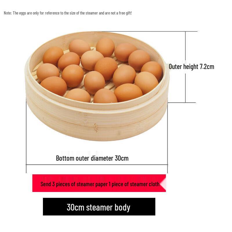 Thickened Bamboo Steamer Basket
Thickened Bamboo Steamer Basket