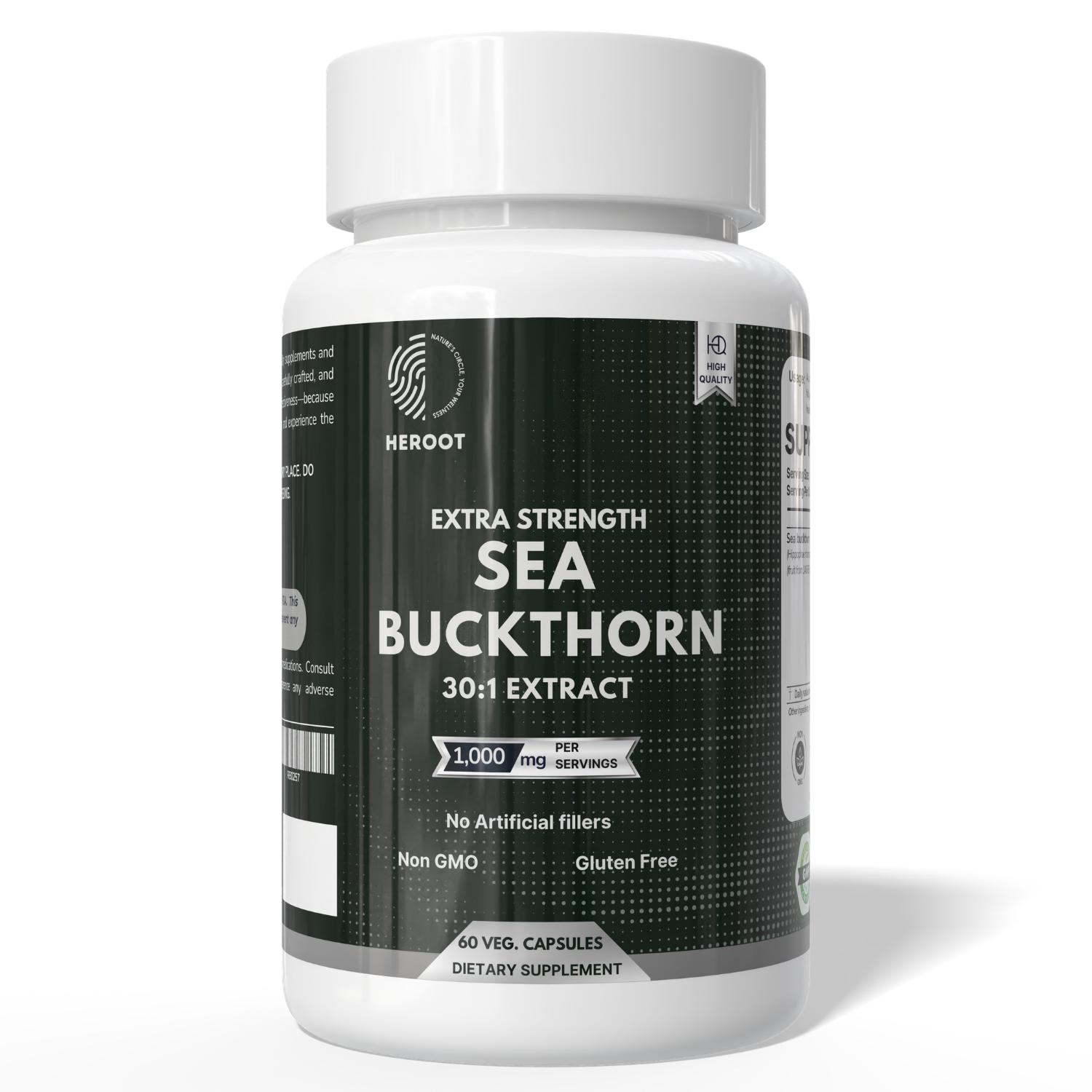 Heroot Sea buckthorn 500 мг 60 капсул з багатими поживними речовинами, антиоксидантними властивостями Pack of 60 capsules
Heroot Sea buckthorn 500 мг 60 капсул з багатими поживними речовинами, антиоксидантними властивостями Pack of 60 capsules