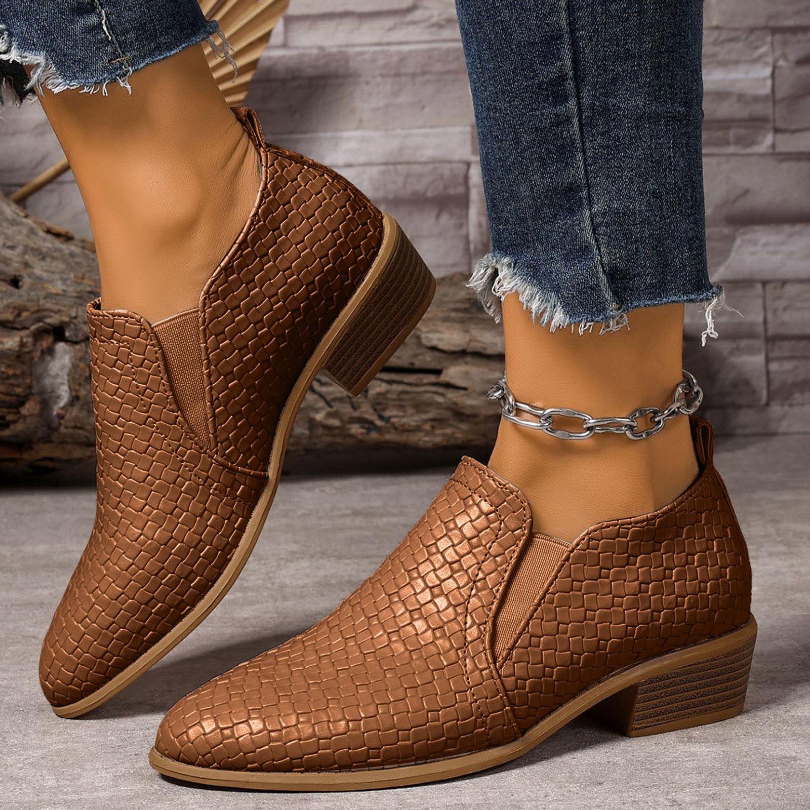 New Boot Women S British Polished Leather Shoes Business Formal And Casual Slip Ankle Boots With Pointed Toes Comfortable Boots 36 коричневий
New Boot Women S British Polished Leather Shoes Business Formal And Casual Slip Ankle Boots With Pointed Toes Comfortable Boots 36 коричневий